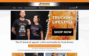 Site e-commerce Trucking Lifestyle